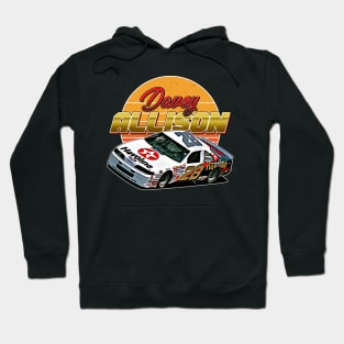 Davey Allison 28 80S Retro Hoodie